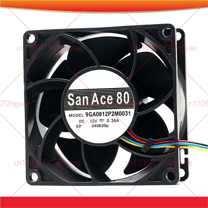 For DENKI 9GA0812P2M0031 Cooling Fan 8032 DC12V 0.35A Server Fan Power Tools Accessory