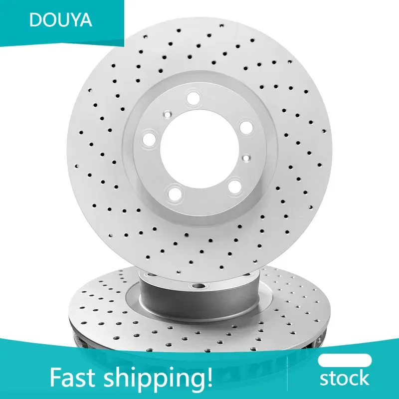 Replacement Ported Track Axle Pads 9Y0615301A 9Y0615302A Front Brake Disc for E-TRON GT Saloon CAYENNE