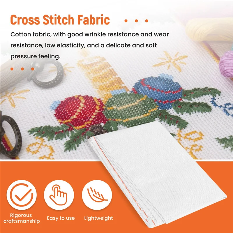 A68P-59 por 39-Polegada tecido de ponto cruz, 14 contagem pano aida ponto cruz grande tecido reserva pano bordado pano