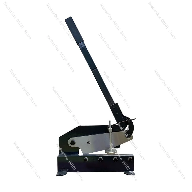 Manual steel plate shear hs-12, featuring a high-rigidity blade with a 300mm cutting edge and a robust, all-steel construction