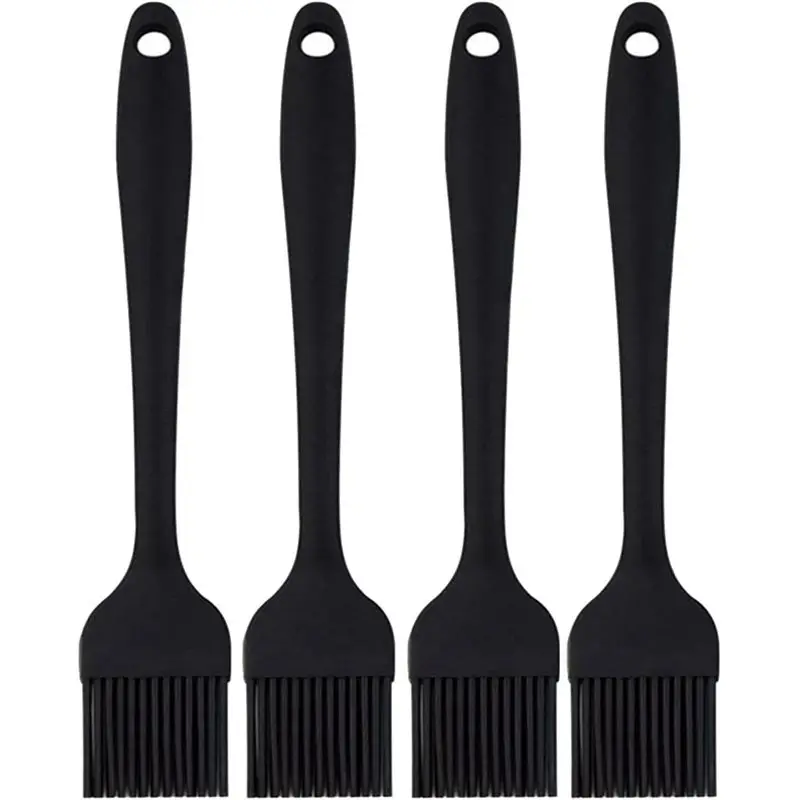 AEE2-Heat Resistant Food Brush For BBQ,Food Grade Silicone Brush For Spreading Sauce/Oil/Egg/Kitchen Brushes For Cooking