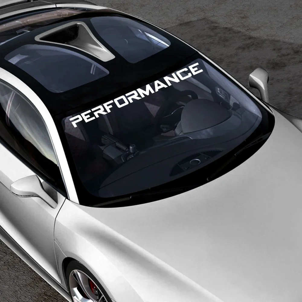سيارة الجبهة الزجاج الأمامي ملصق أداء التصميم الزجاج الأمامي الشارات شاحنة الفينيل يلتف للماء الديكور اكسسوارات السيارات