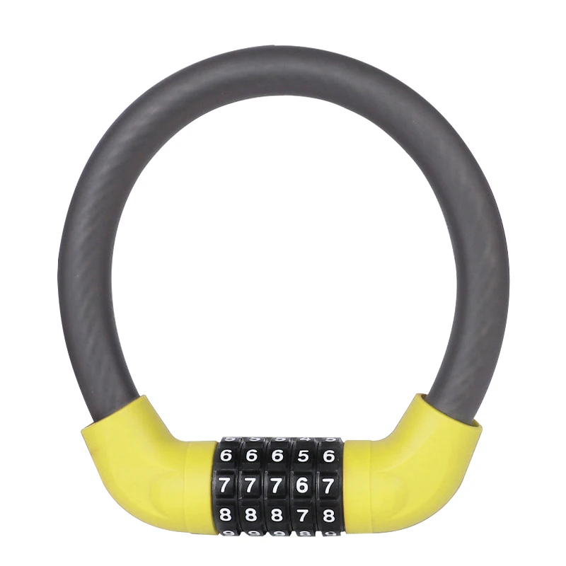 5-stelliges Zahlenkombinations-Fahrradschloss – robustes Universal-Fahrradschloss für Mountainbikes/Roller/Motorräder – Diebstahlschutz
