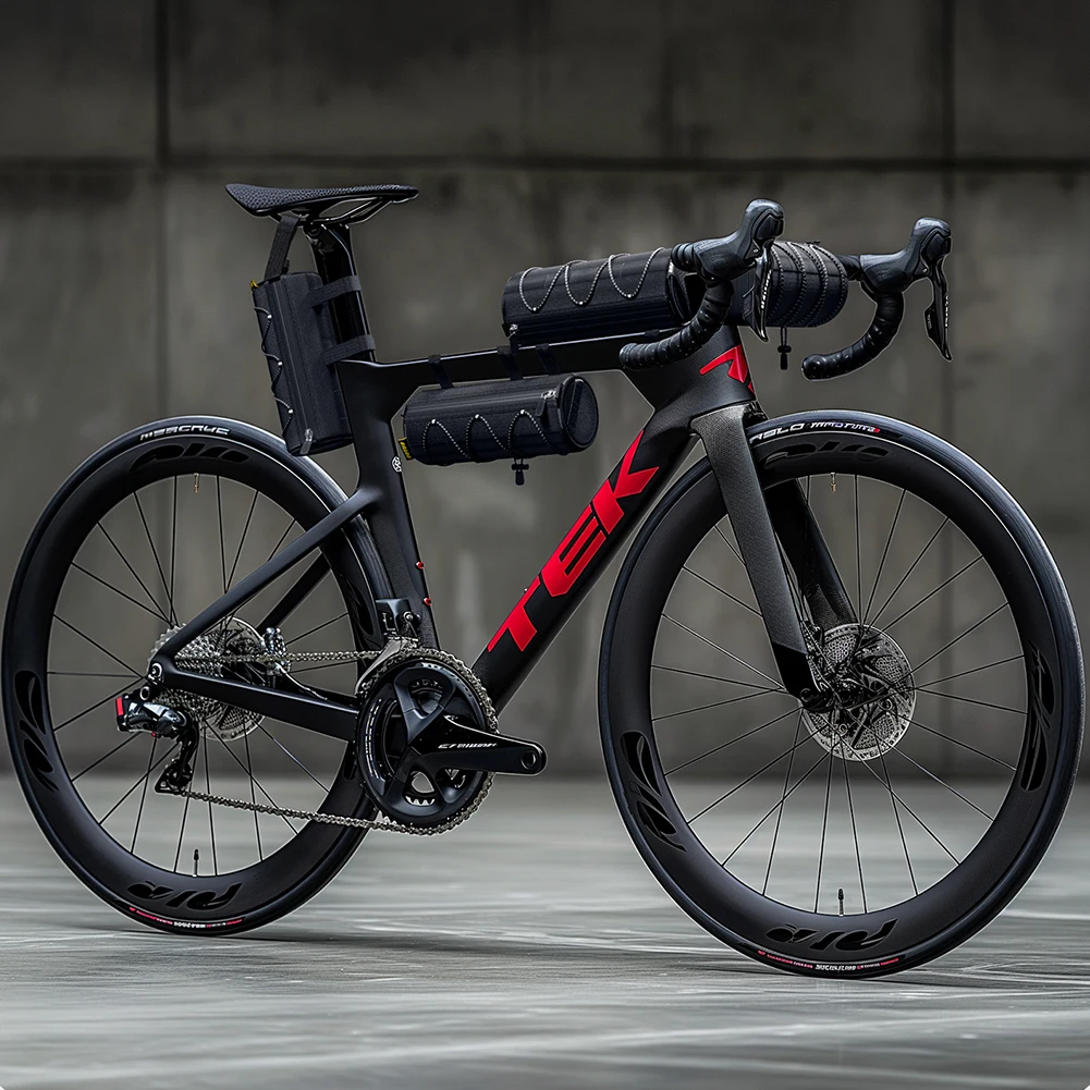 2.2L دراجة الإطار حقيبة بسلال سعة كبيرة دراجة هوائية جبلية حقيبة أمامية متعددة الوظائف حقيبة كتف محمولة ملحقات الدراجة