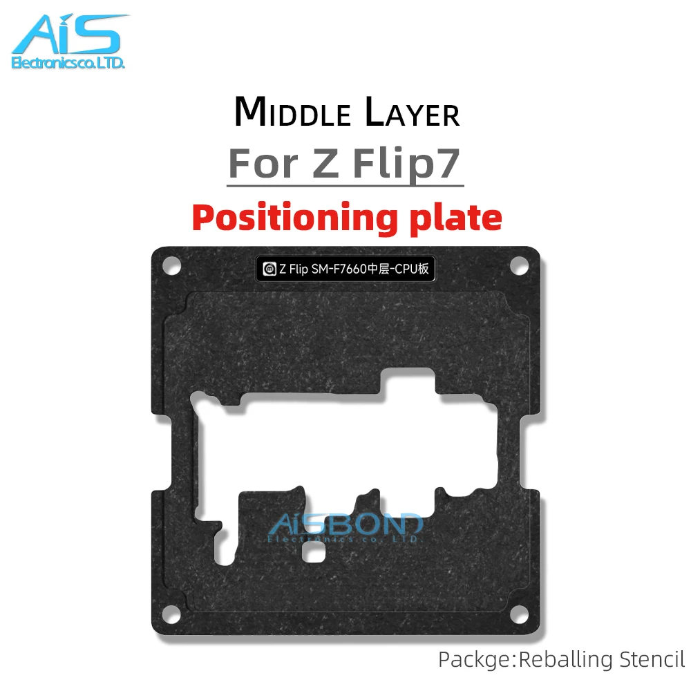 AMAOE Middle Layer Reballing Stencil Template For Samsung Galaxy Z Flip7 ZFlip7 SM-F7660 Positioning Plate Solder Tin Net