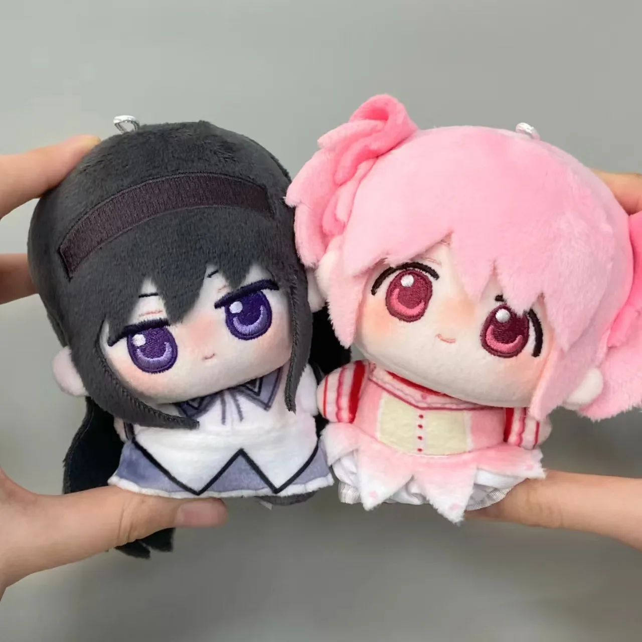 Anime Puella Magi Madoka Magica - Akemi Homura Starfish-shaped Printed Cotton Doll Keychain Pendant Gift (10cm)