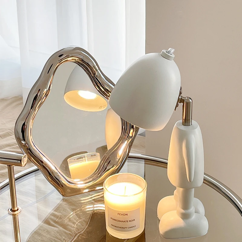 

Robot Aromatherapy Wax Melting Lamp Creative Decoration Bedroom Bedside Ins Table Lamp Atmosphere Fire-Free Candle Melting Lamp