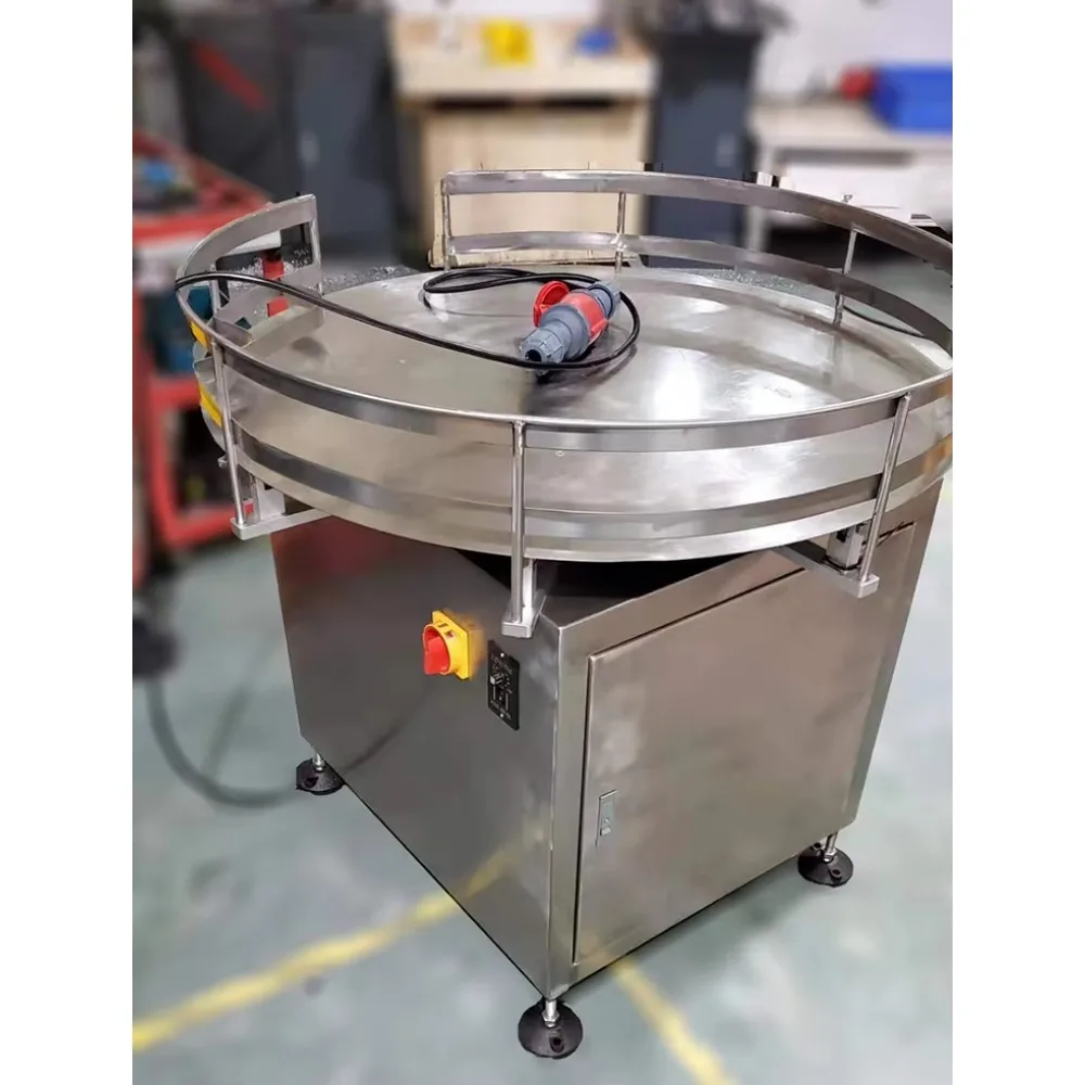 زجاجة التعبئة والتغليف Unscrambler توزيع تراكم طاولة دوارة دوارة القرص الدوار TOTT-1 الكهربائية المقدمة التلقائية