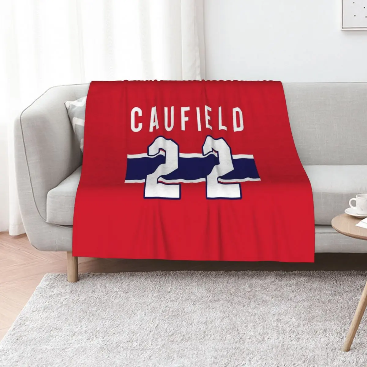 Caufield Jersey Throw Blanket decorative Sleeping Bag Retros Luxury Throw Multi-Purpose Thin Blankets