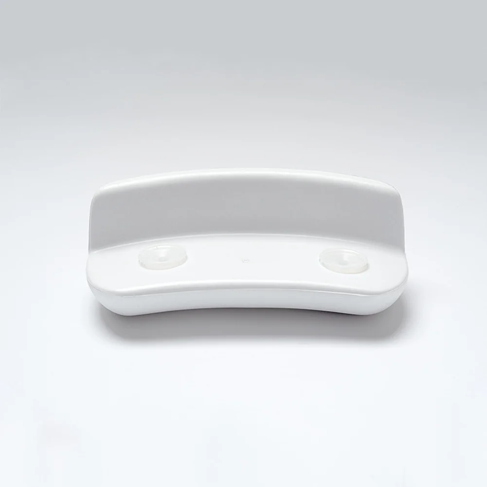 White Bathtub Headrest Gentle Neck Support Hygienic Bathing Environment Lightweight Portable Design For Long Soaks