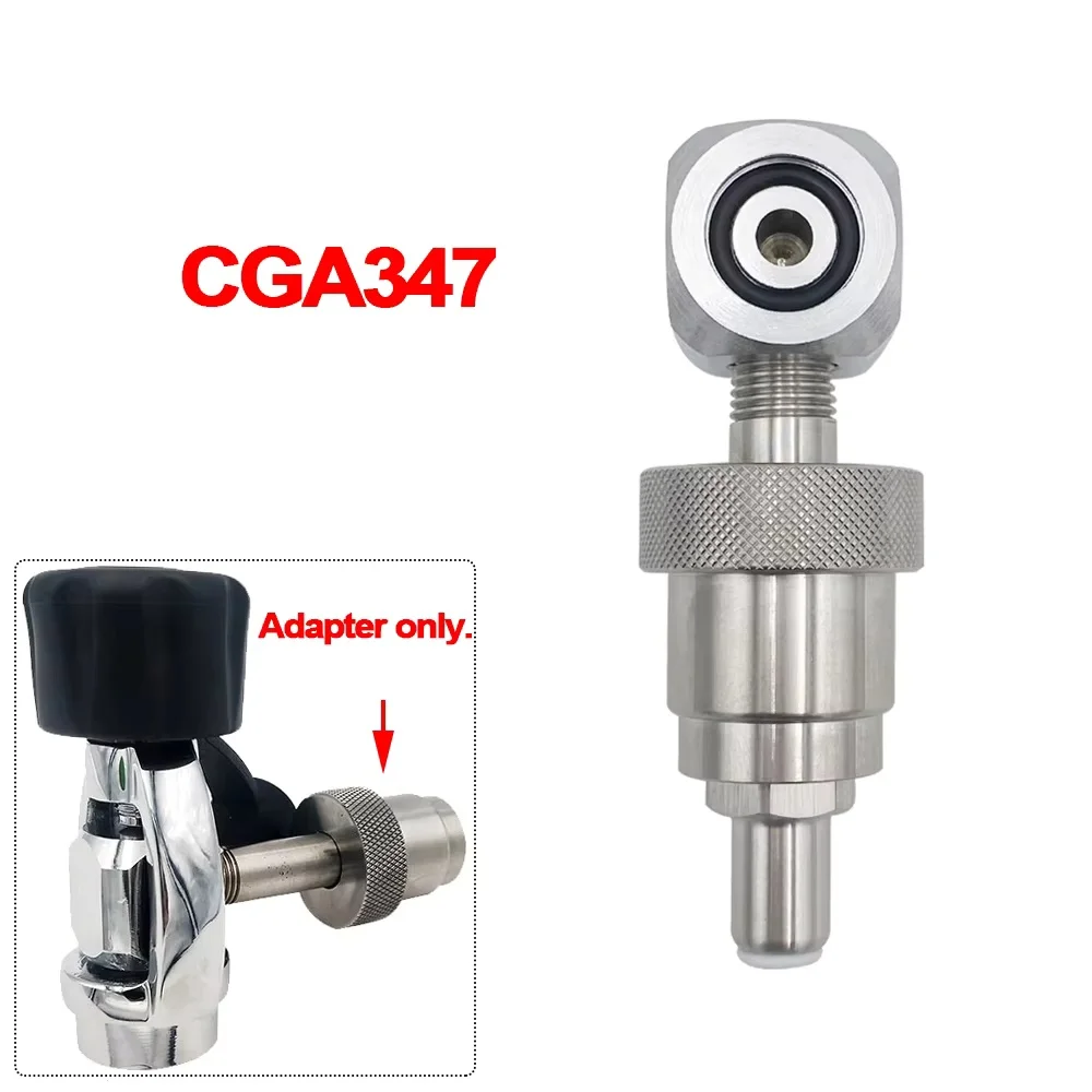 SCBA CGA347 to Standard Yoke Filling Converter Adapter for Scuba Tank / Valve