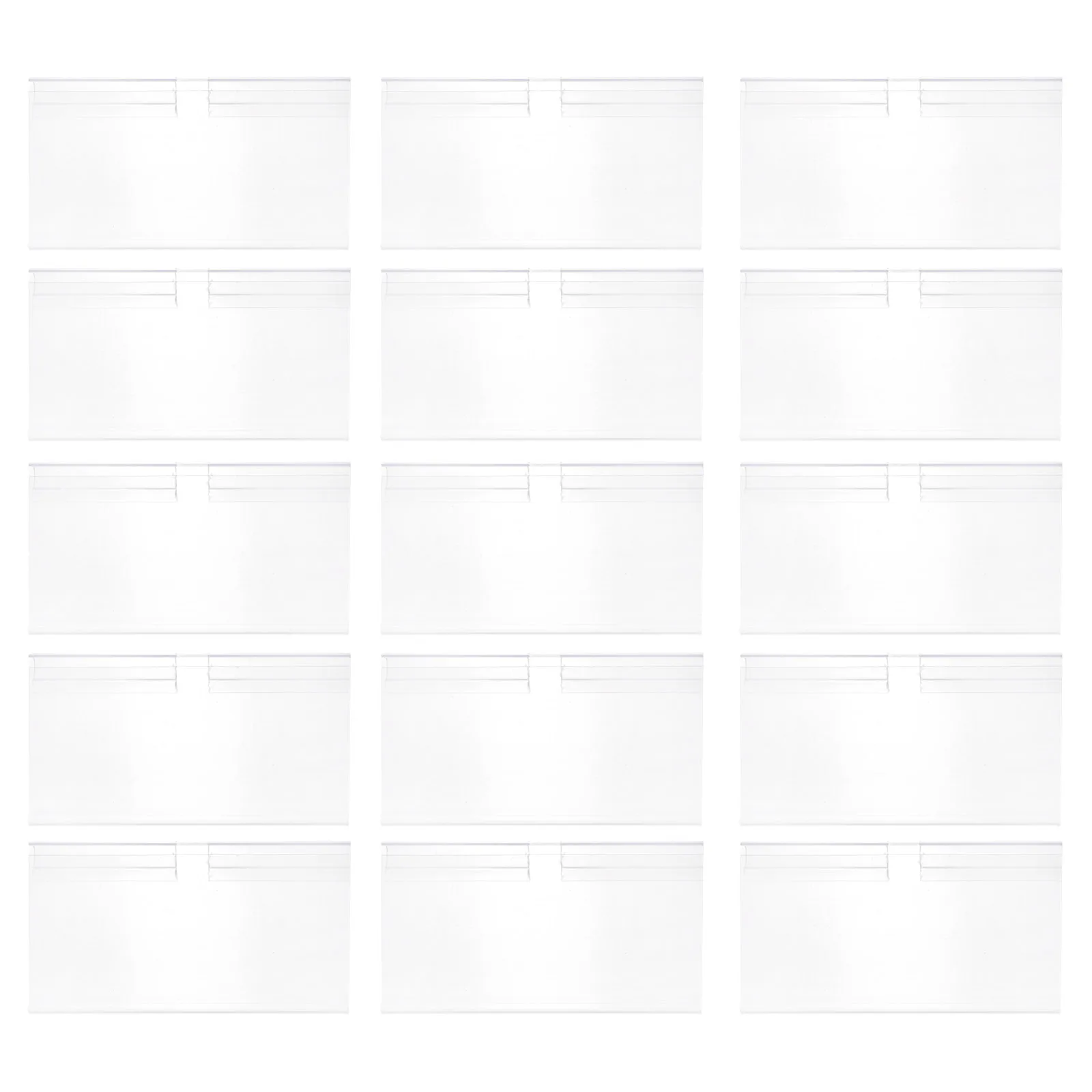 

100Pcs PVC Supermarket Shop Label Holders Retail Price Display Wire Shelf Basket Bin Clips Shop Label Holders