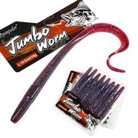 Spinpoler Soft Baits Fishing Lure Worm Grub Artificial Silicone Swimbait 13.5cm 16.5cm Earthworm Wobblers Sea Trout Accessories 2