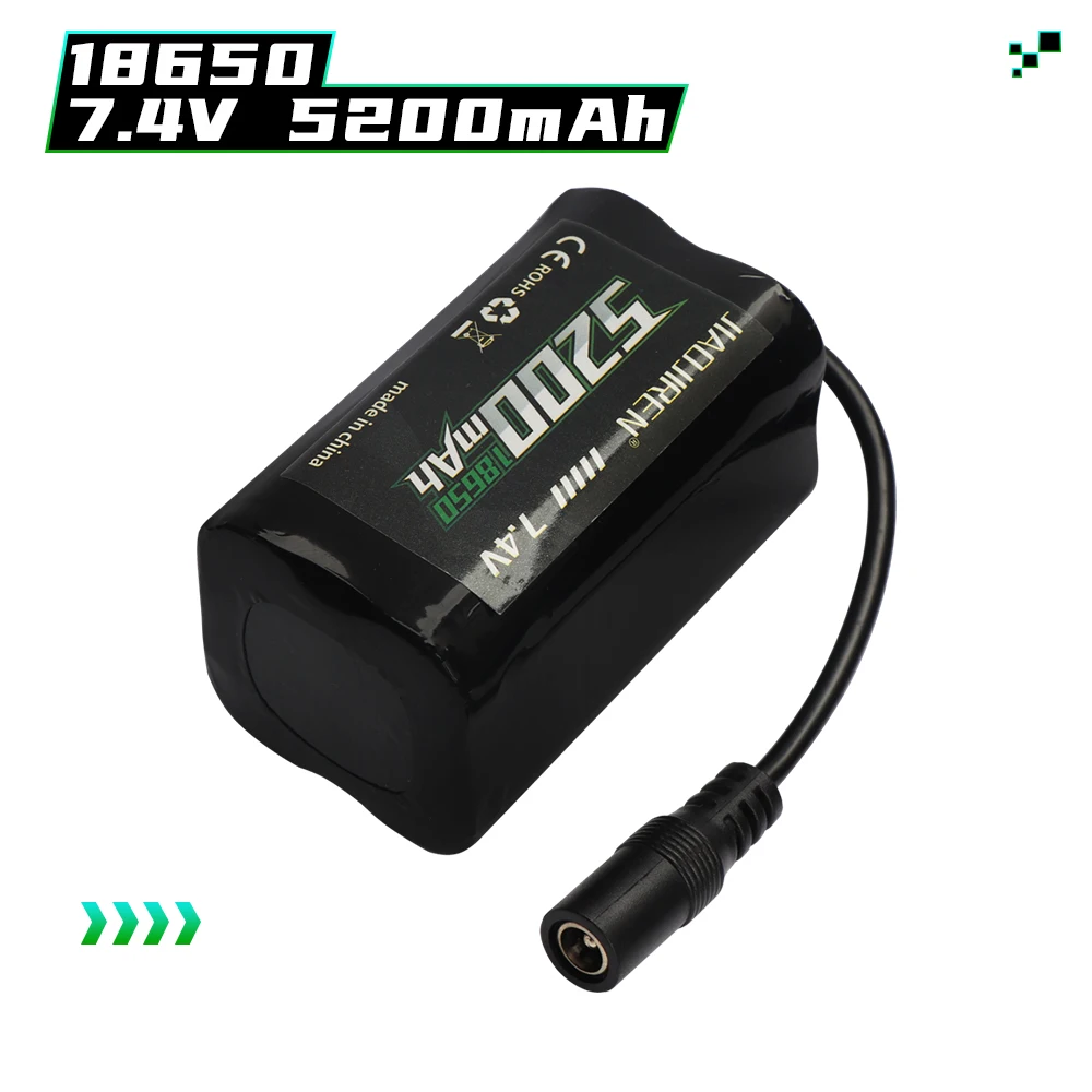 2S Battery with USB Charger For T188 T888 2011-5 V007 C18 H18 Remote Control RC Fishing Bait Boat Spare Battery Parts 5200