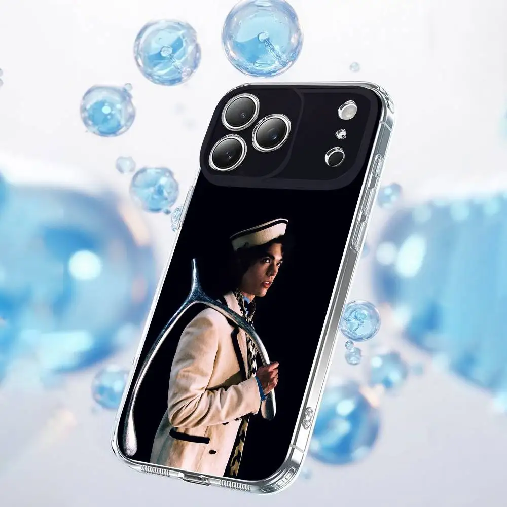 C-Conan G-grijs Wishbone telefoonhoesje voor iPhone 17,16,15,14,13,12,11 Plus,Pro,Max,Plus,E,Air,Mini transparante cover