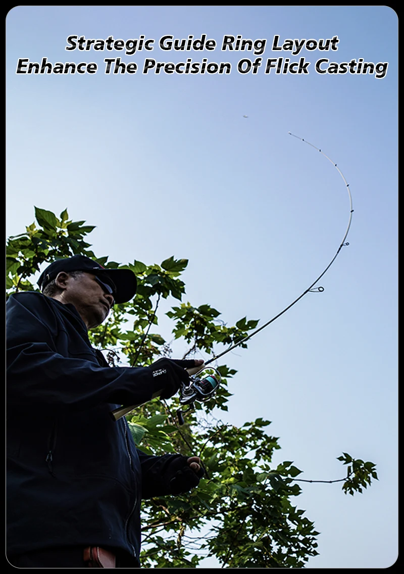 PureLure Reflex Arc Lure WT 0,5-12g BFS Casting Rod 6FT MF Action Toray Carbon mit Fuji SIC Ring Vollkork-Rolle für Forelle und Barsch – Detail 11