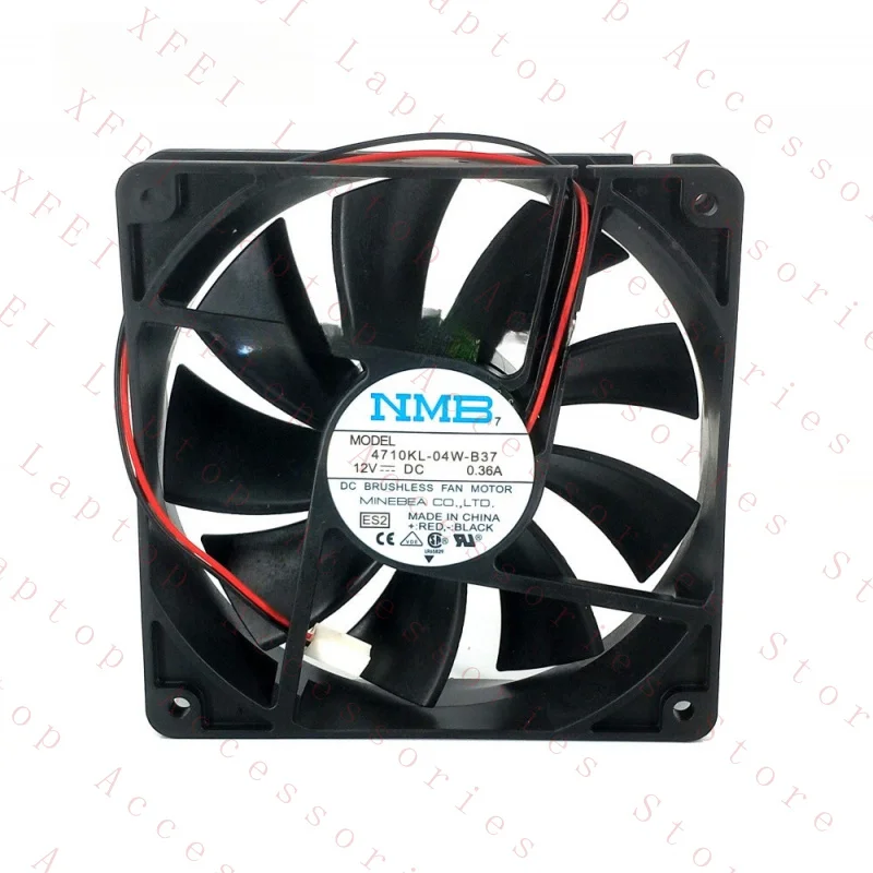 

C 4710KL-04W-B37 12025 12CM 0.36A 12V chassis cooling fan *pi