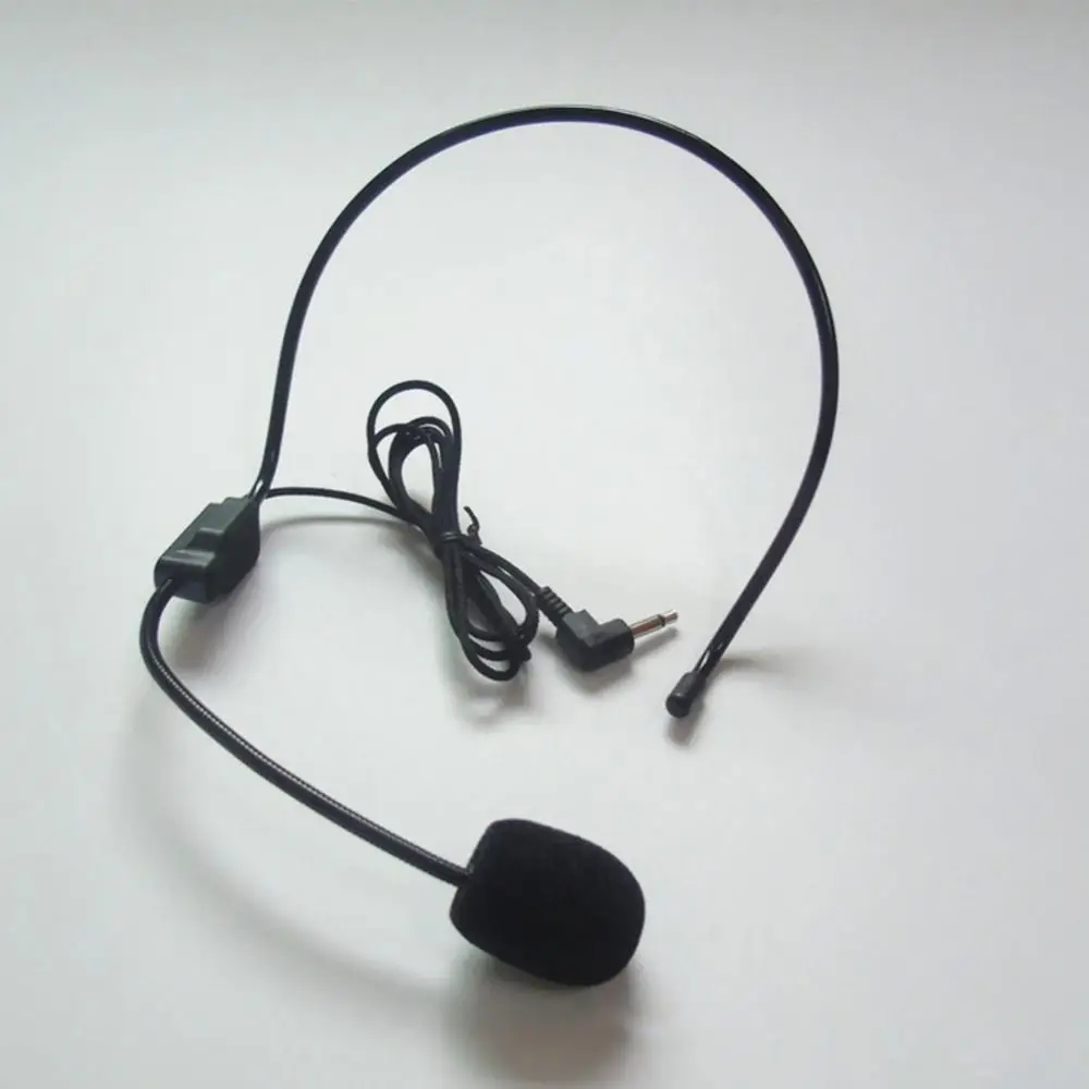 3.5mm Microphone Headset Plug Headwear Microphone Voice Amplifier Clear Sound WindowsPC Stage Speakers Teach Meeting Microphone