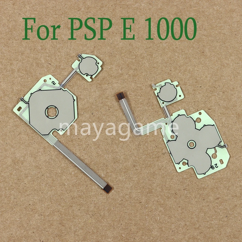 1pc Right Button Flex Ribbon Left Conductive Film Flex Cable For PSP E1000 E1004 D-Pad Keyboard Cable