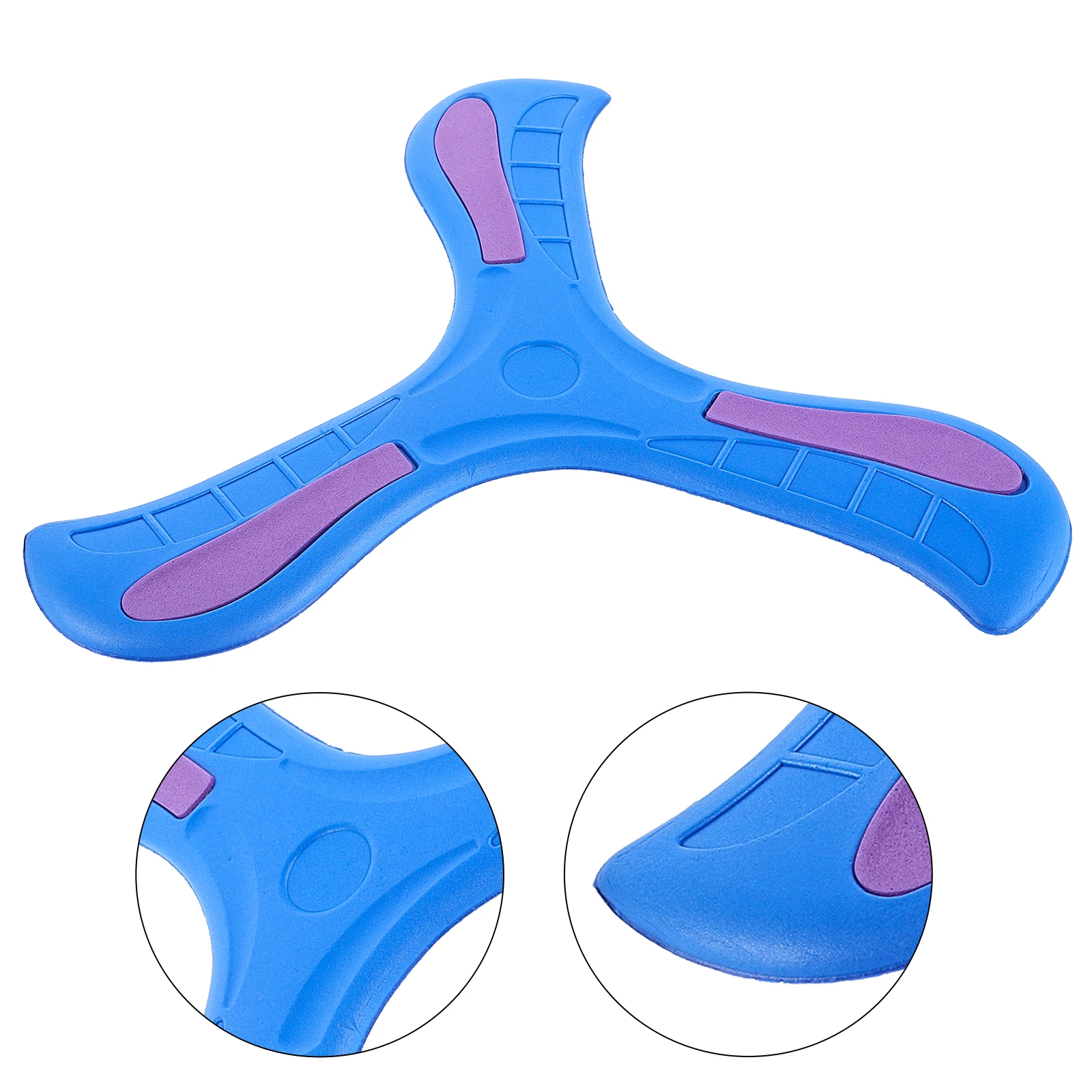1pc Three Leaf Boomerang Soft Flying Discs Kids Outdoor Sports Toys Durable EVA Stable Flight Fun Games Traditional