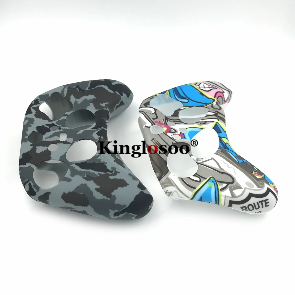 Новый силиконовый чехол для игрового контроллера, резиновый чехол для Xbox Series X/S, аксессуары для геймпада Мягкий защитный чехол