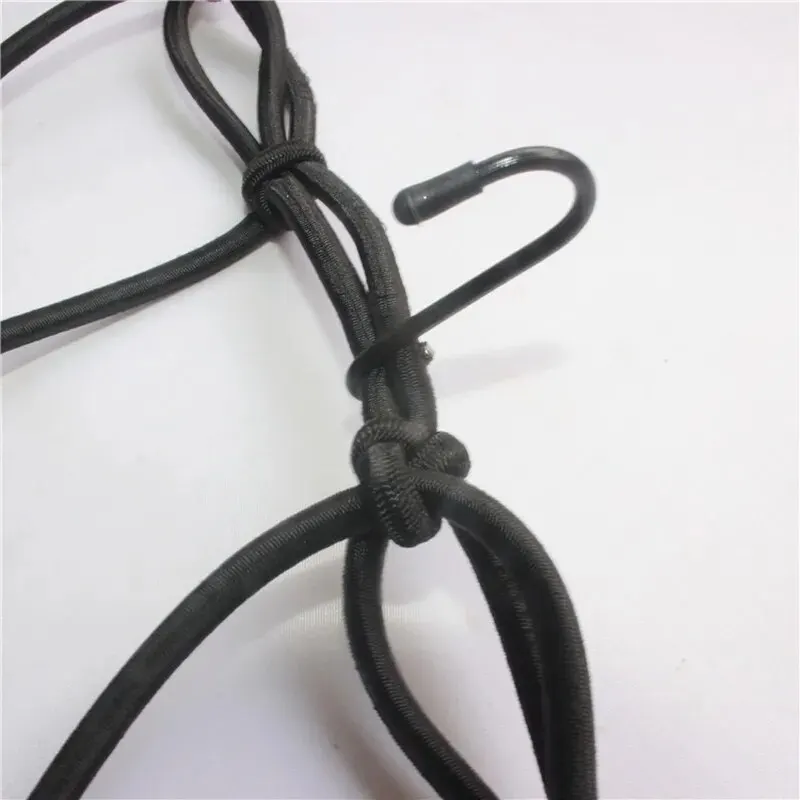 1pc Motorcycle Luggage Net Bike 6 Hooks Hold down Fuel Tank Luggage Mesh Web Bungee Black Motorcycle Bike Tank Car Styling image 4