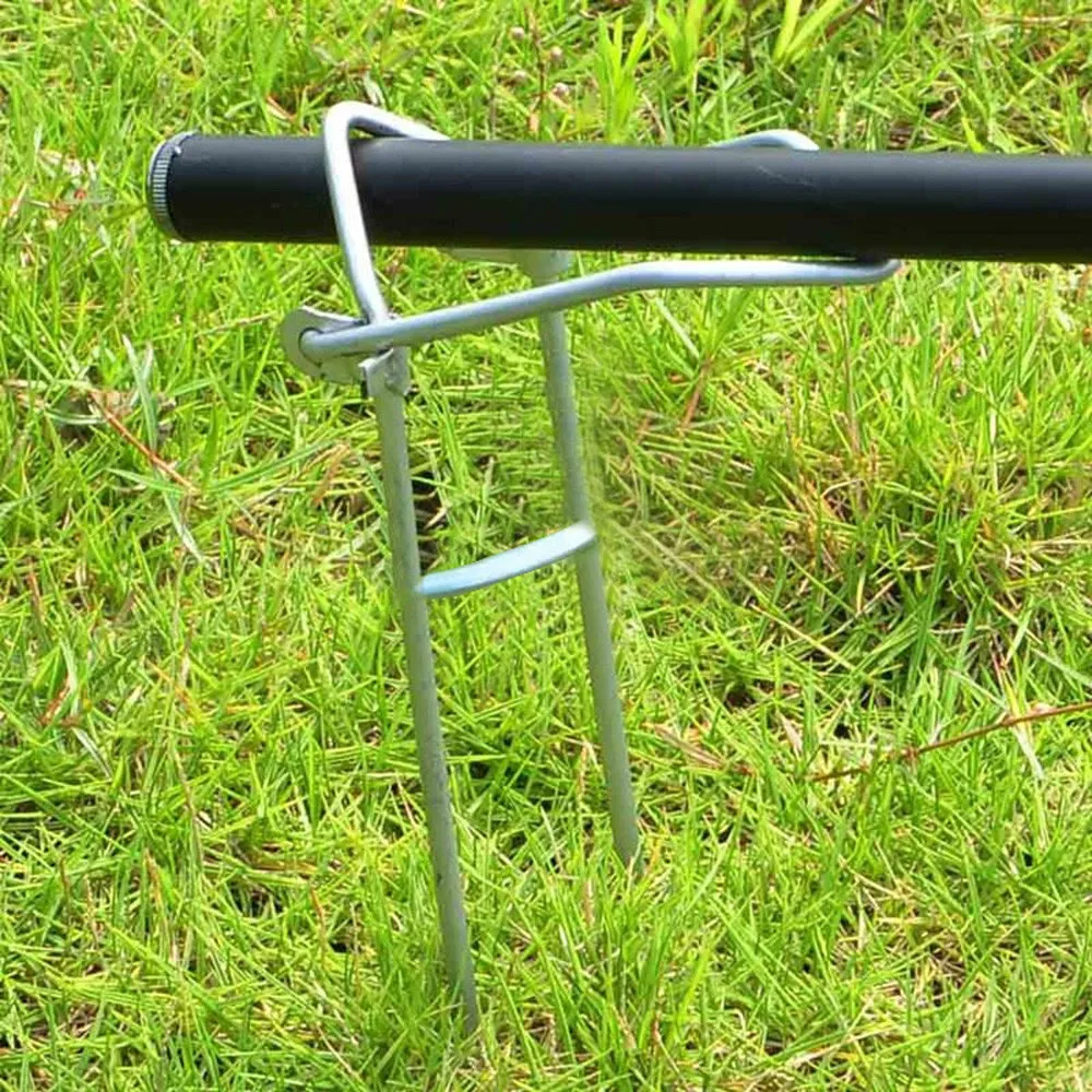 Storage Rack Fishing Rod Pole Stand Fishing Gear Tool Adjustable Professional Fishing Rod Rest Bracket Fishing Support Outdoor
