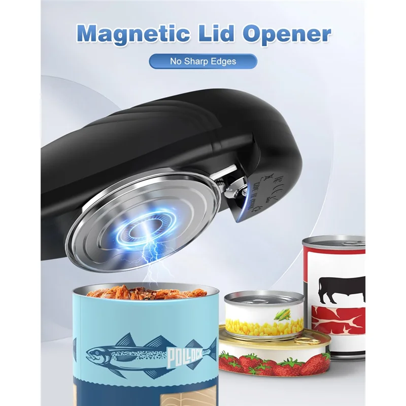 

RALCA-Для кухни, автоматические консервные ножи, перезаряжаемые электрические, гладкий край одним касанием для пожилых людей