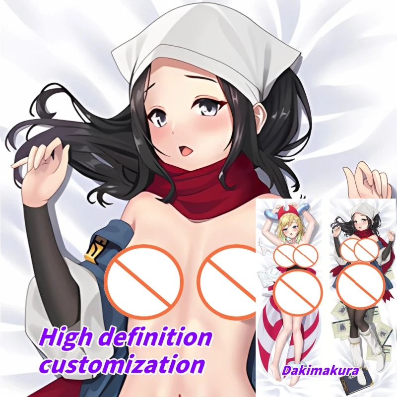 

Dakimakura Anime Irida&Akari Double-sided Print Life-size Body Pillow Cover Bedding Gifts