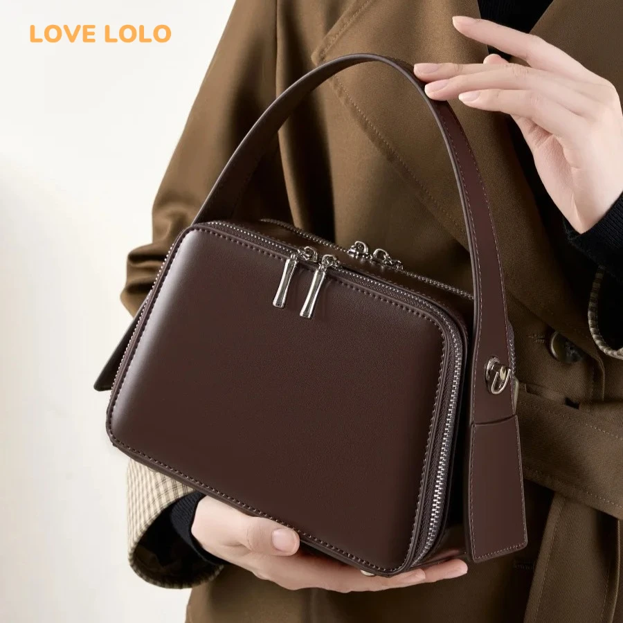 

Underarm cowhide Genuine leather handbags women vintage shoulder bag female crossbody bags luxury high quality 2025