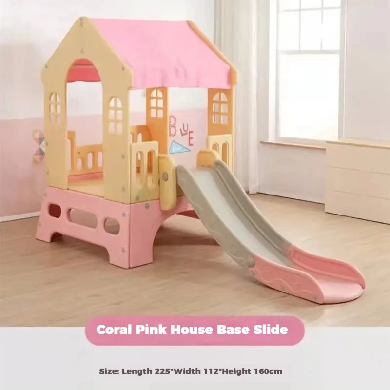 【JINLI TOYS】Children's slide indoor home castle kindergarten outdoor amusement equipment free shipping 2 years free warranty