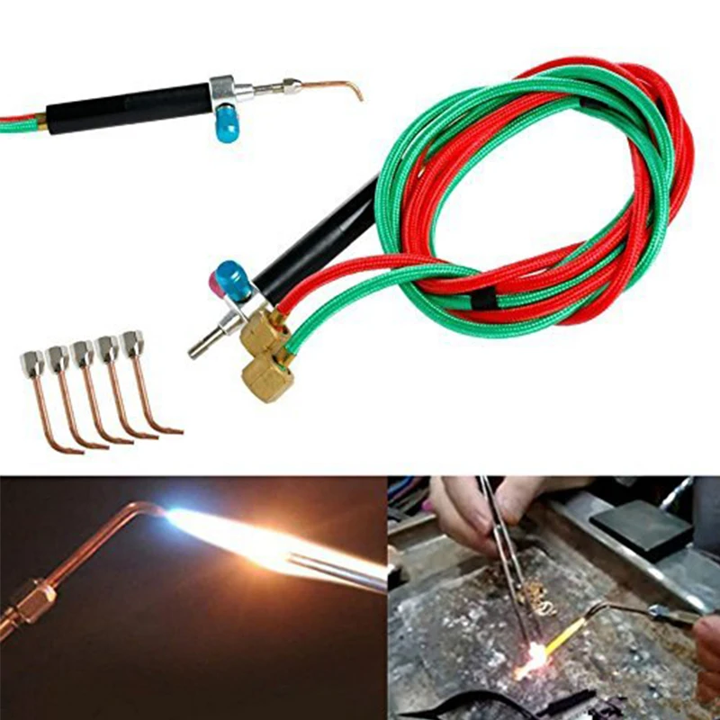 Mini Gas Little Torch Soldering Welding Gun Kit With 5 Tips For Hoses Jewelry Repair And Construction Crafts Little Torch Oxyge