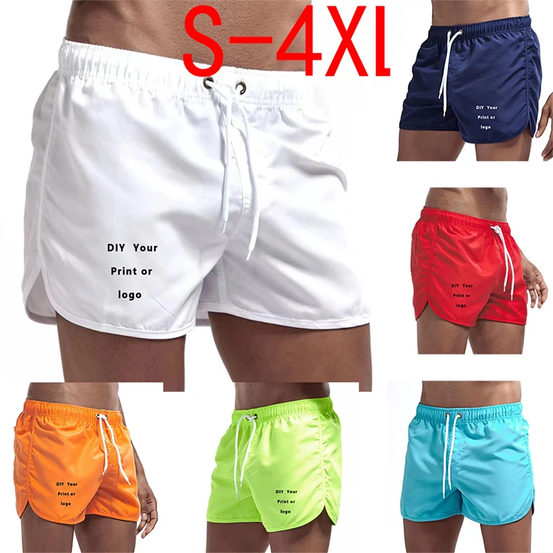 

Men's Swim Shorts Summer Colorful Swimwear Man Swimsuit Swimming Trunks Sexy Beach Shorts Surf Board Male Running Clothing Pants
