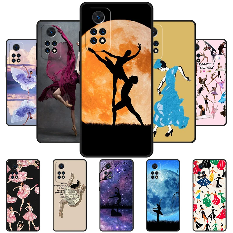 Record Dress Dancer Phone Case For Redmi Note 11 EPro 11S 10T 9S Promax 8 Pro Xiaomi Mi 11 12X 12S Ultra Cover