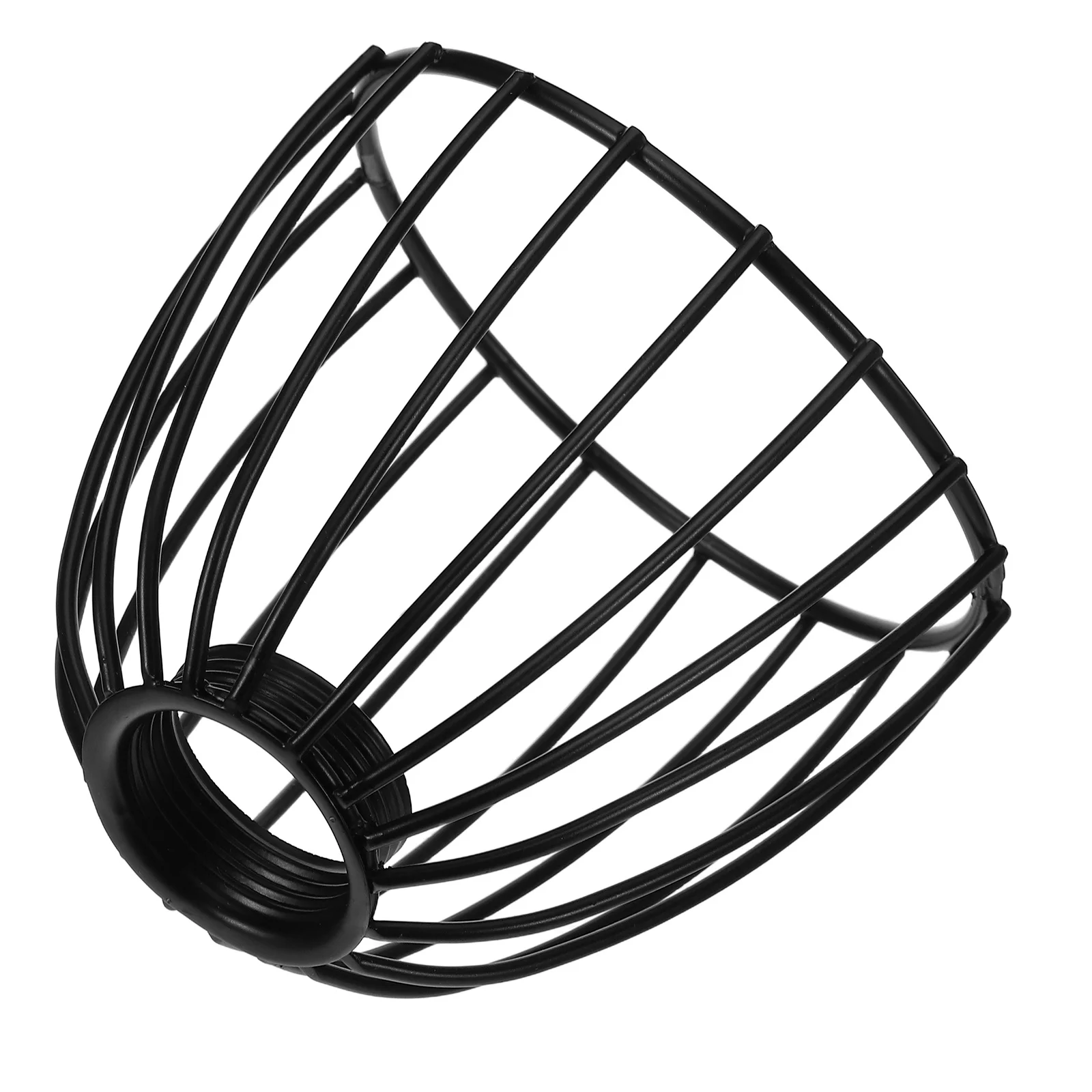 

Mini Iron Lamp Shade Black 8Cm Aperture Vintage Industrial Cage Design for Pendant Ceiling Wall Desk Lights Decorative Metal