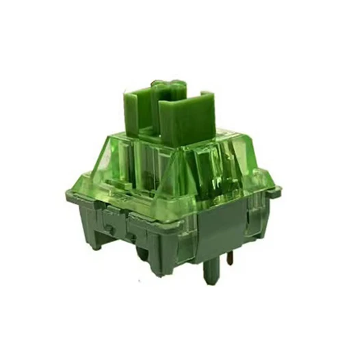 Imagen 2 del producto Interruptor de teclado lineal MMD Matcha Green, 5 pines, 35g, luz a presión, para oficina, lubricación de fábrica, interruptores de teclado mecánico