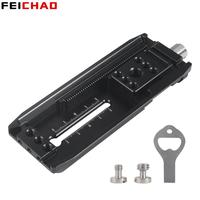 Quick Release Plate for DJI Ronin RS2 RSC2 DSLR Camera Gimbal Counterweight Mounting 1/4 M4 Holes for Manfrotto Arca-Swiss 38mm