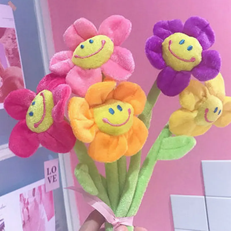 30cm Schöne Blume Stuffed Weichem Plüsch Spielzeug Puppe Vorhang Schnalle Dekoration Weihnachten valentinstag Geschenk Für Mädchen Bithdays