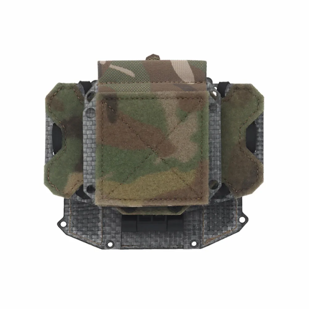 Concealable Map Navigation Board Hook & Loop Mount Multi‑Angle Adjustable Portable Admin Panel for Hunting Vest Plate Carrier