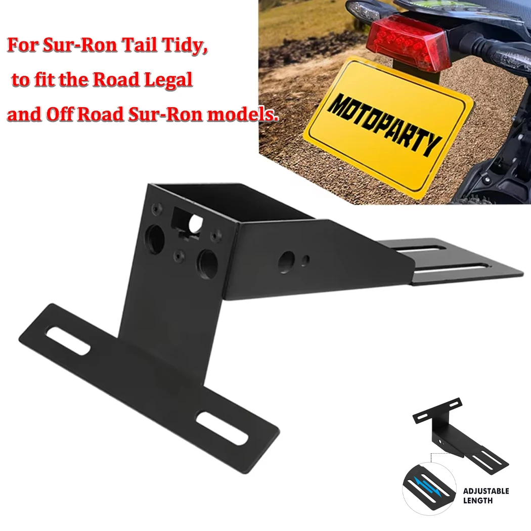 

For Surron Extened Tail Tidy Fender Eliminator Motorcycle License Plate Holder Bracket Frame