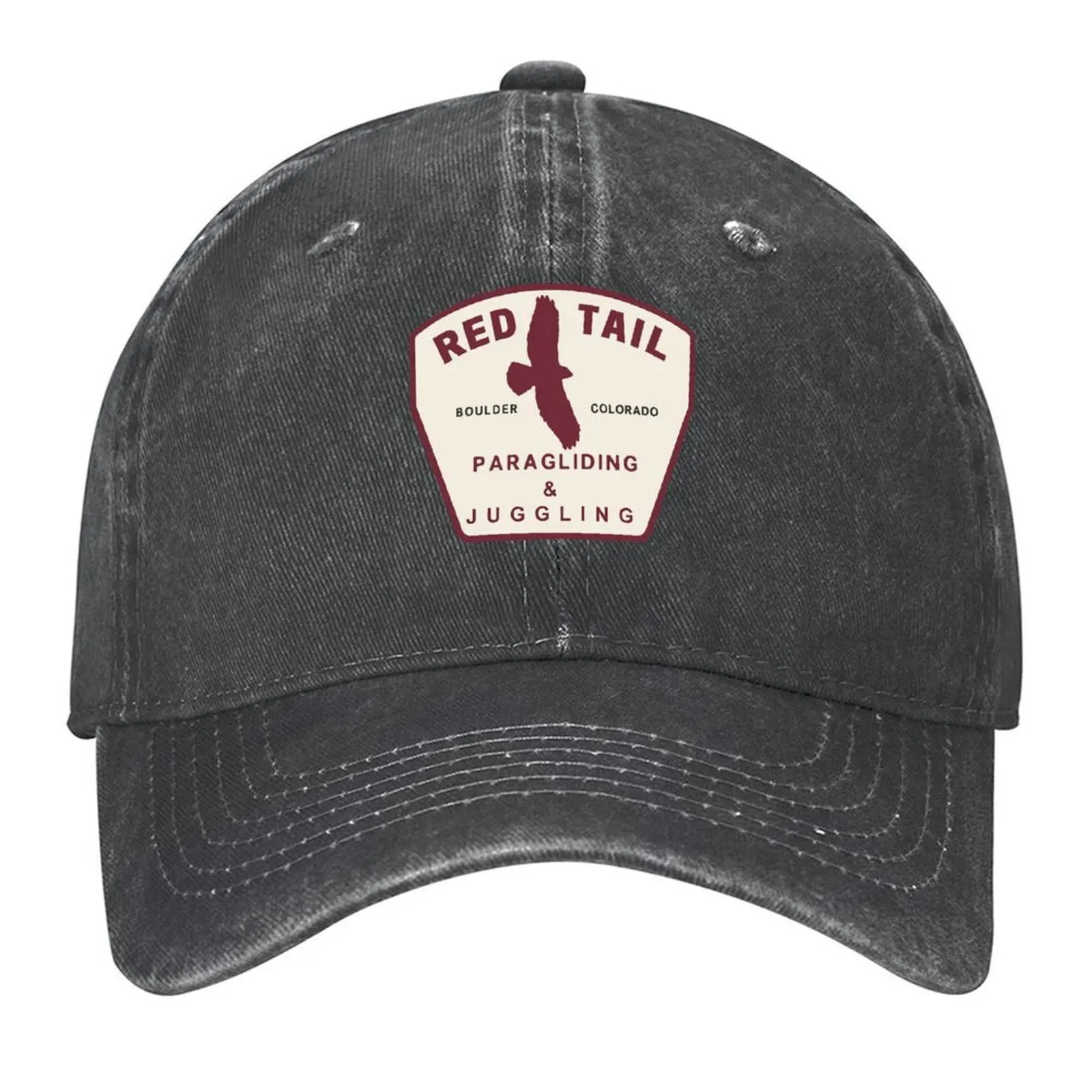 

2026 Red Tail Paragliding & Juggling Baseball Cap Hat Man Luxury Big Size Hat Luxury Man Cap Custom Hat Mens Women's