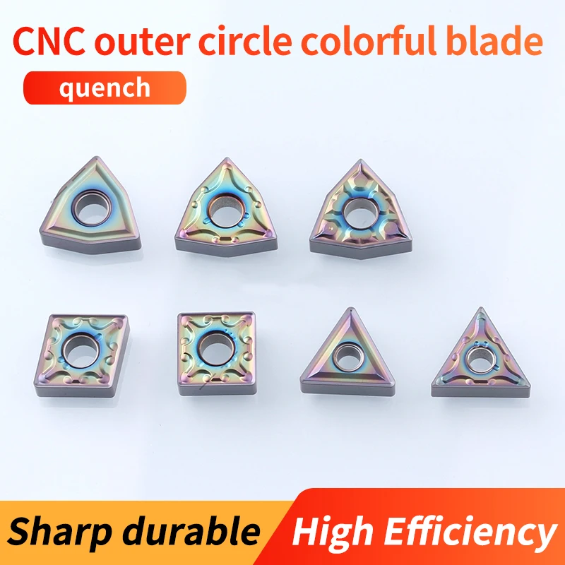 

VOKET Цилиндрическое цветное лезвие с ЧПУ WNMG080408/04-MA/TF TF618 Закаленная сталь