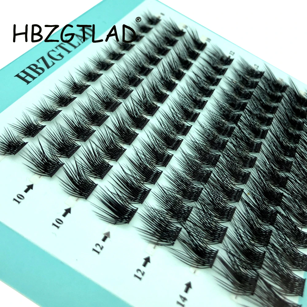 L Curl 3D Fluffy Single DIY Cluster False Lashes Premade Volume Fans Individual Eyelash Segmented Extension Natural Fake Lashes