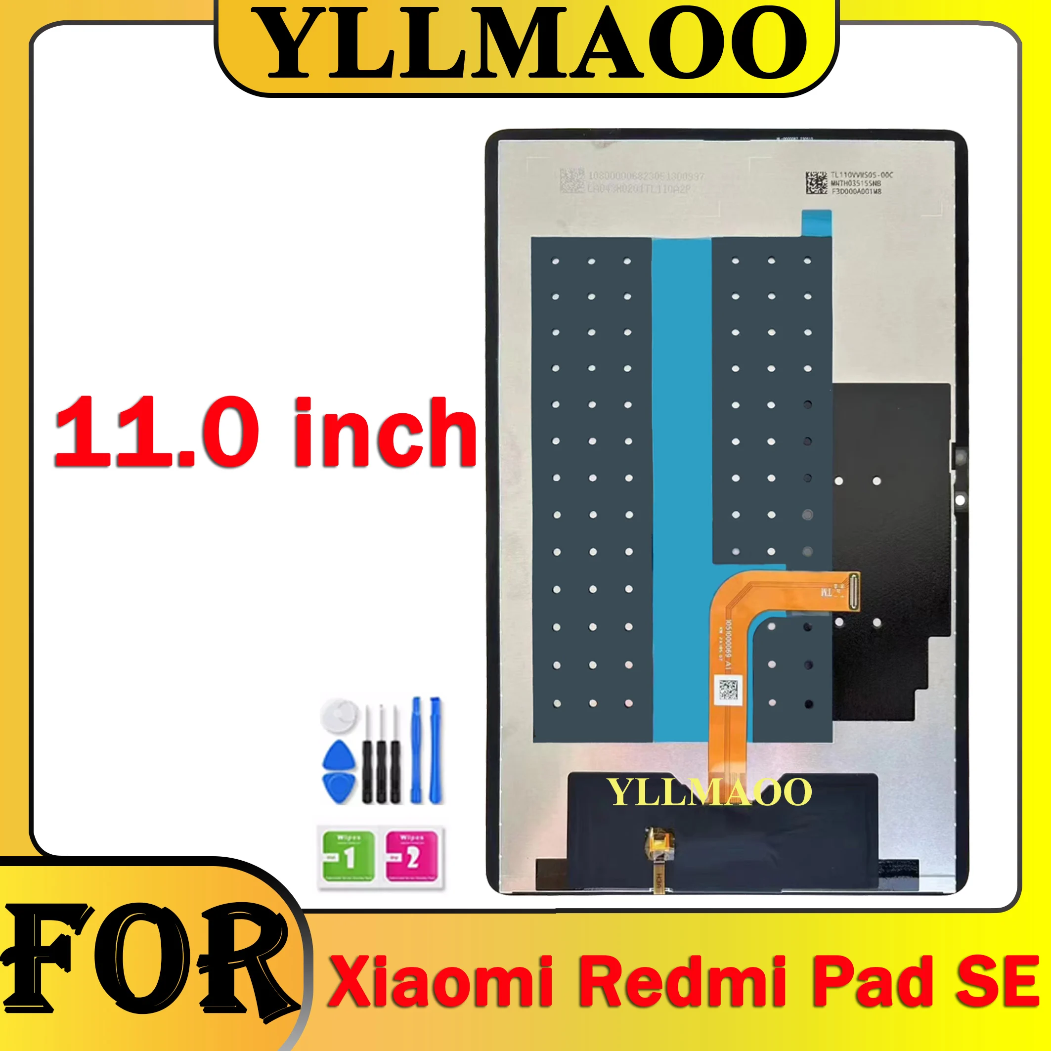 11 Inch LCD For Xiaomi Redmi Pad SE 23073RPBFC 23073RPBFC 23073RPBFG Touch Screen LCD Display Digitizer For Redmi Pad 2nd Gen