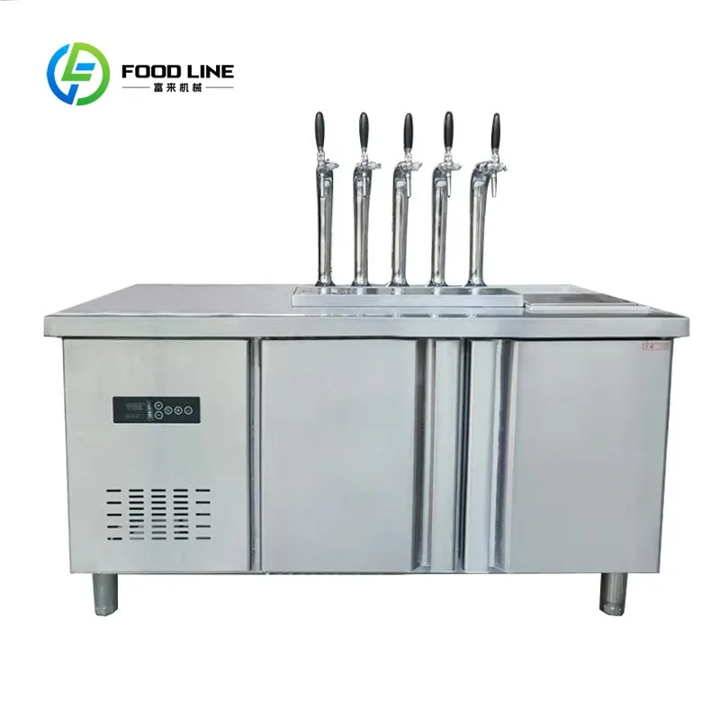 Customizable Commercial Beer Draft Machine 304 Stainless Steel High Precision Cooling Energy Saving Low Maintenance Bar Use