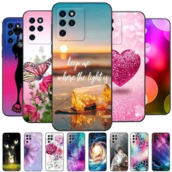 ZTE Blade V30 Coque V30 Vita TPU 소프트 실리콘 Funda 전화 케이스, ZTE Blade V30 Vita Floral Marble Cover Capa 범퍼용