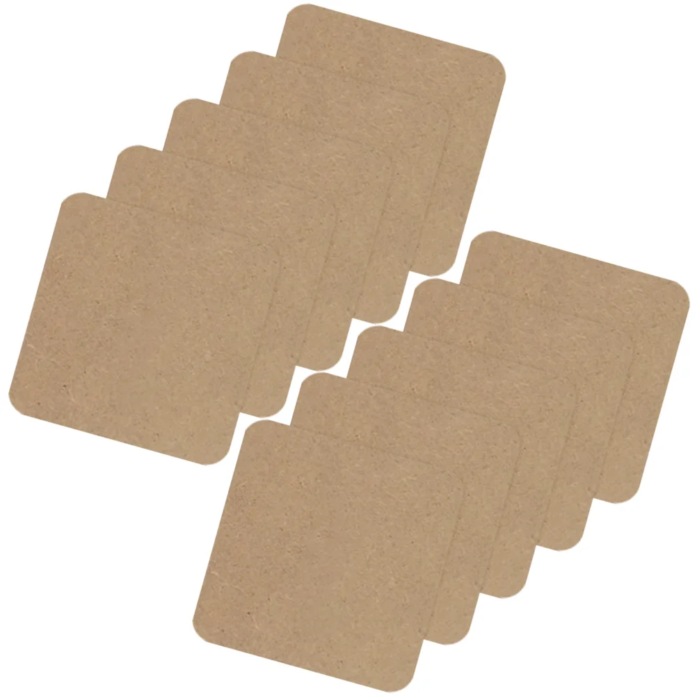 10 Pcs Clay Backing Board DIY Wedging for Pottery Supplies Boards Blank Wood Decors