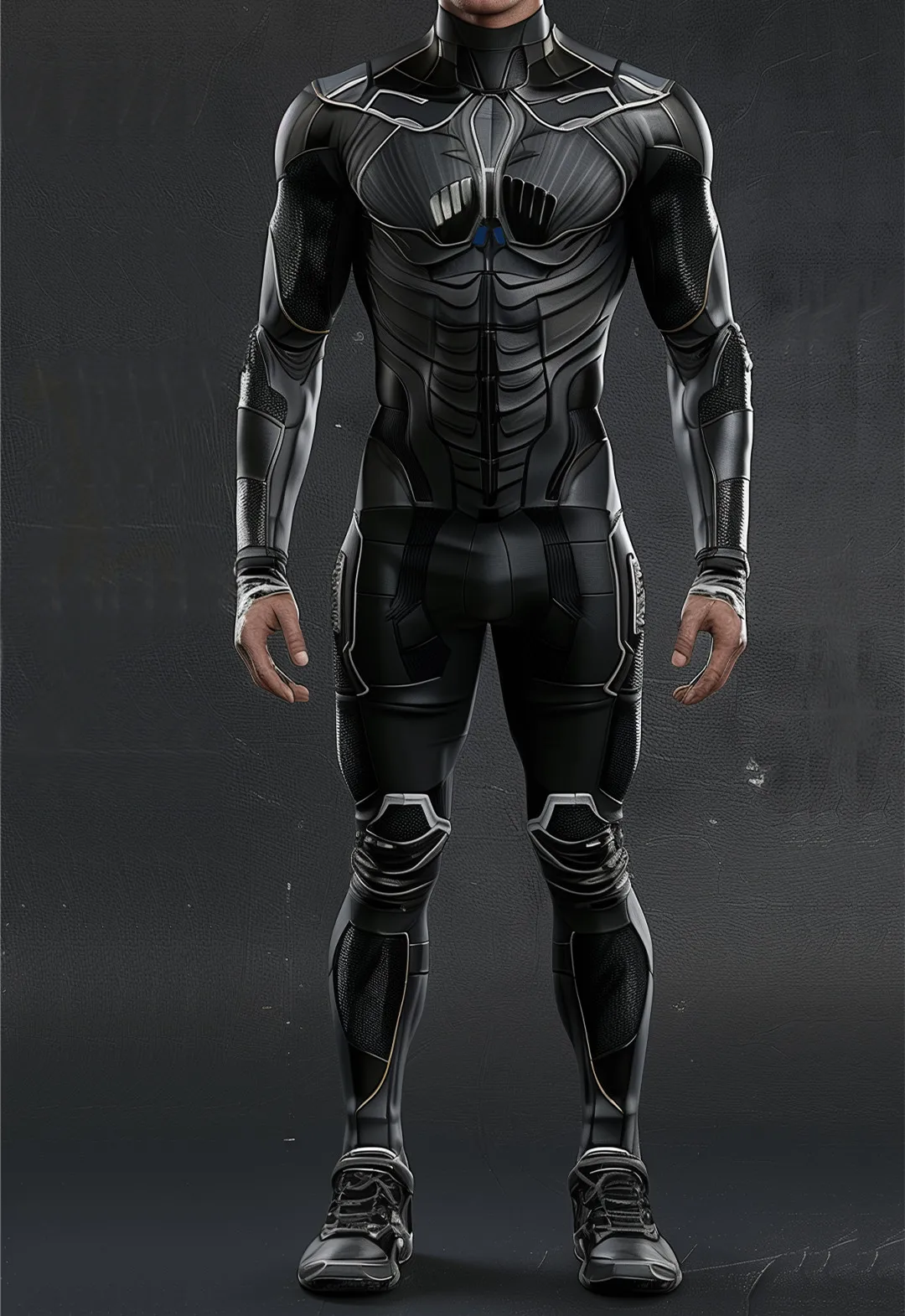 Cyber Mechanischer Bodysuit Herren Halloween Punk Cosplay Kostüm Karneval Party Festival Bühnenauftritt Anime Roboter Bodysuit – Detail 4