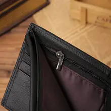 Men’s Genuine Leather Short Wallet #5