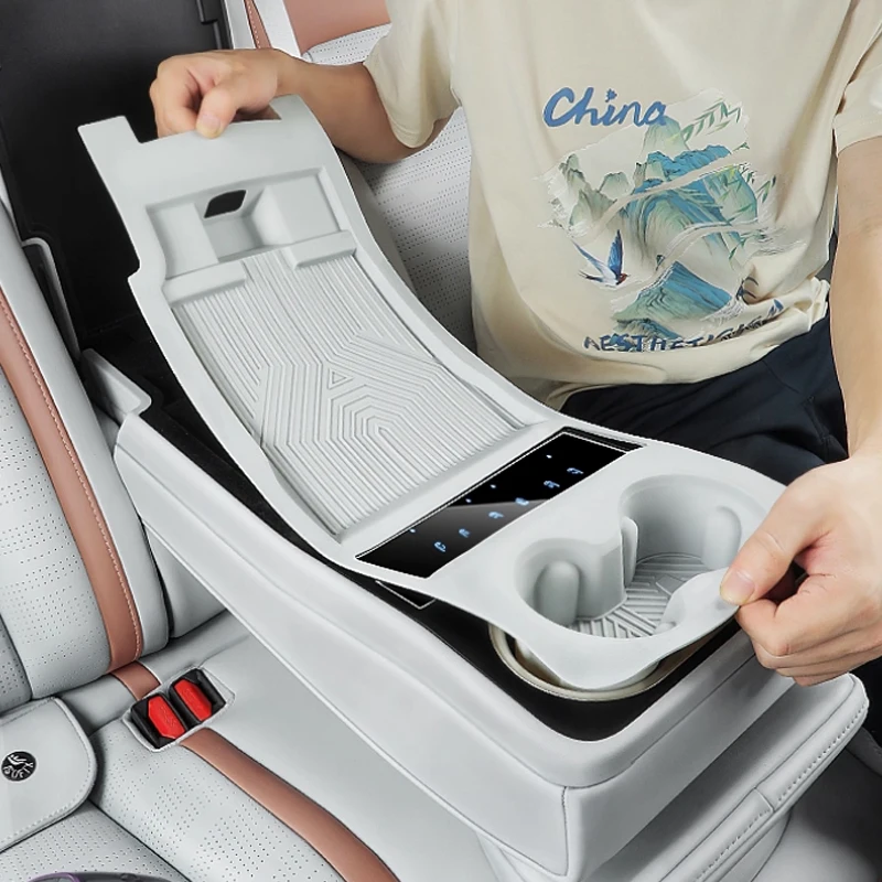 

Для Avatar 07 2025 2026, задний подлокотник, силиконовая накладка, защитные аксессуары для салона автомобиля, модифицированное украшение